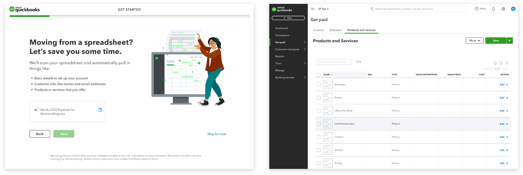 Gen AI powered data entry